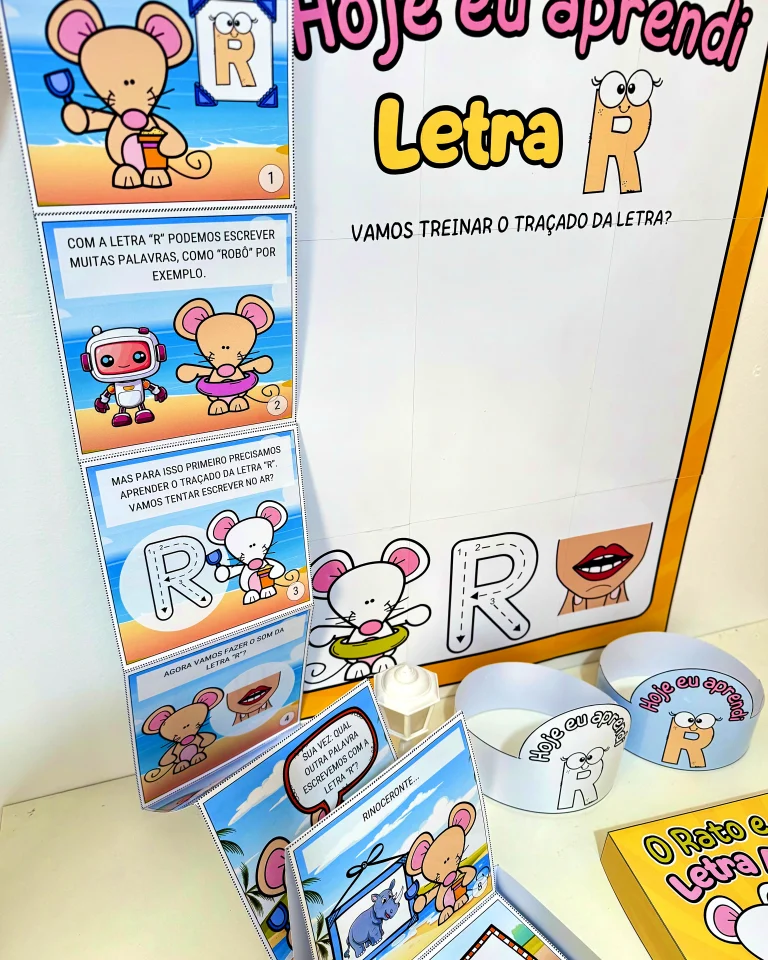 Kit História na Caixa e Cartaz Letra R — foto 9