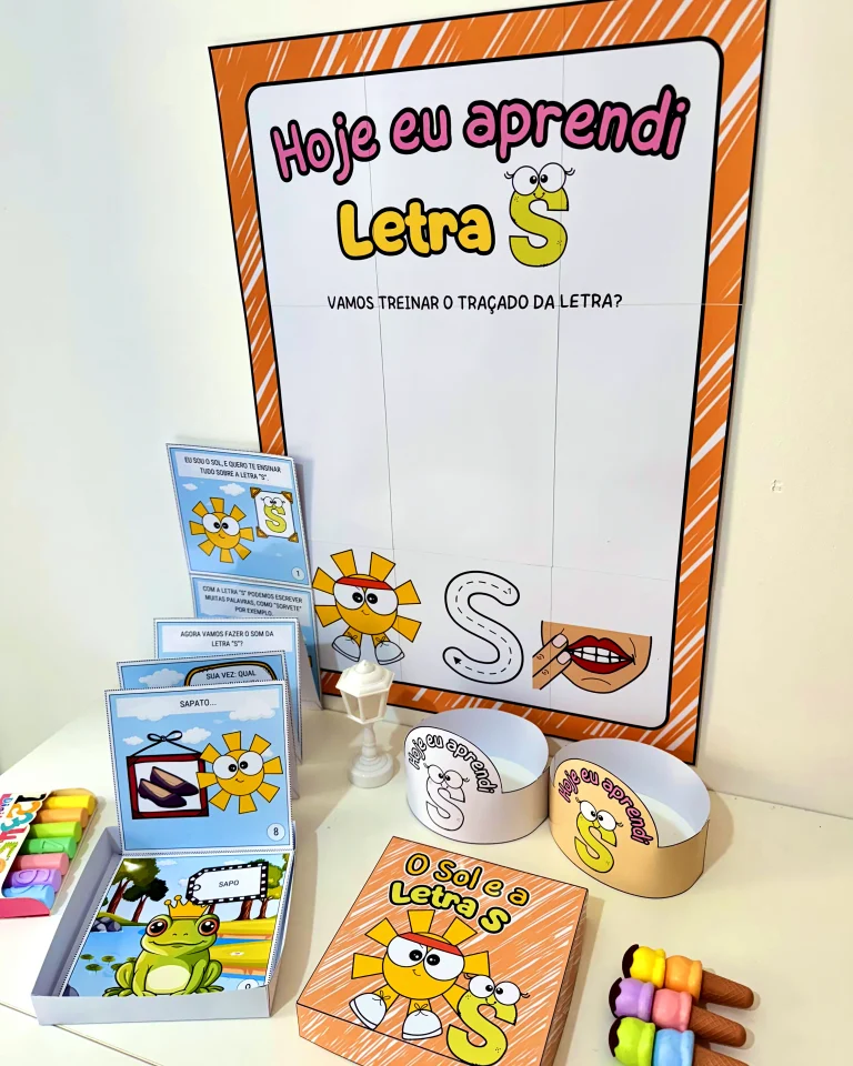 Kit História na Caixa e Cartaz Letra S — foto 6