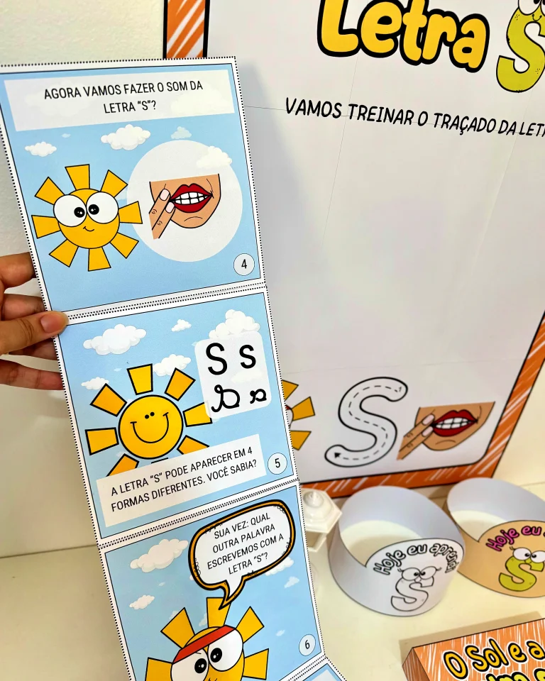 Kit História na Caixa e Cartaz Letra S — foto 12