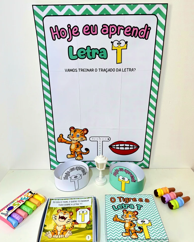 Kit História na Caixa e Cartaz Letra T — foto 2