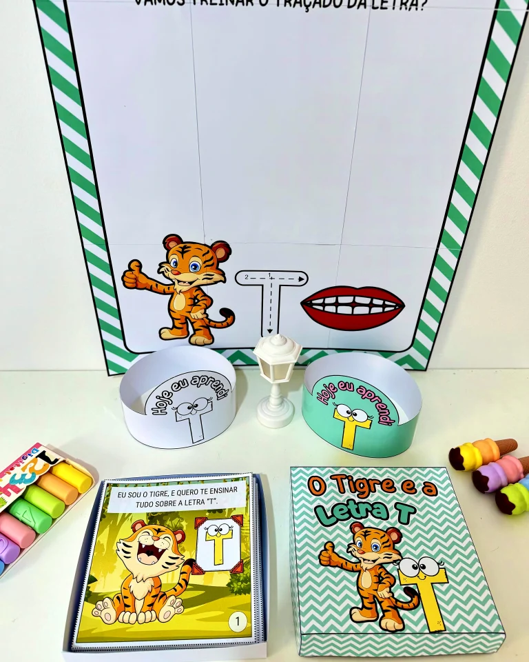 Kit História na Caixa e Cartaz Letra T — foto 3