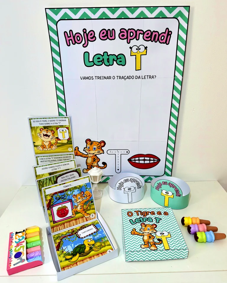 Kit História na Caixa e Cartaz Letra T — foto 4