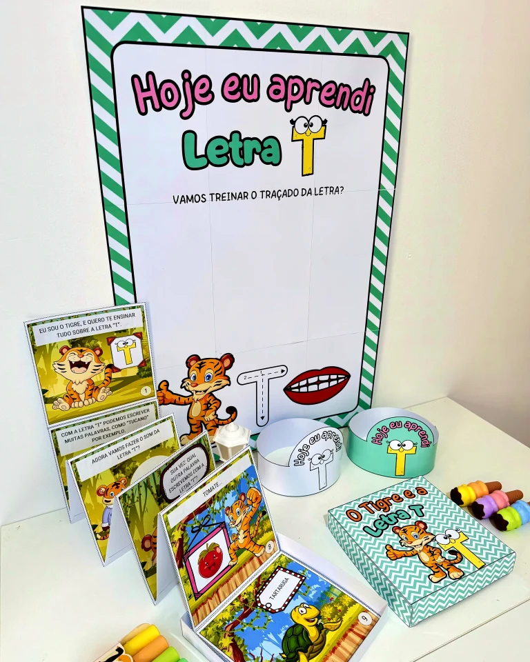 Kit História na Caixa e Cartaz Letra T — foto 6