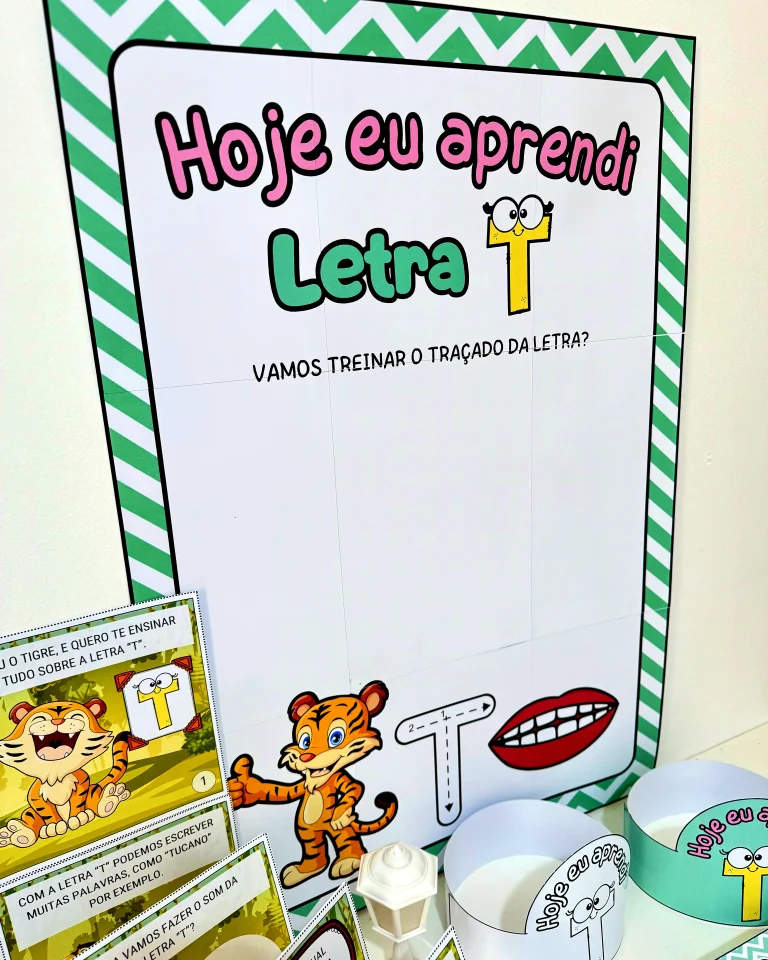 Kit História na Caixa e Cartaz Letra T — foto 9