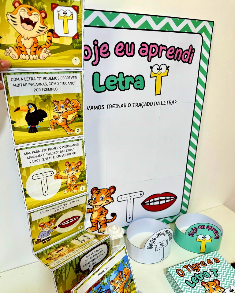 Kit História na Caixa e Cartaz Letra T — foto 10