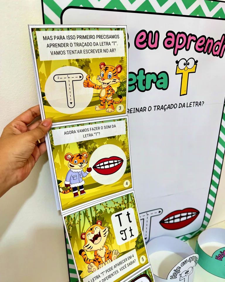 Kit História na Caixa e Cartaz Letra T — foto 11