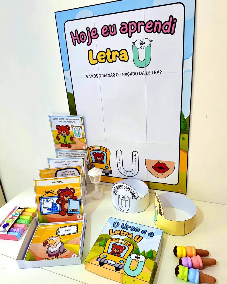 Kit História na Caixa e Cartaz Letra U — foto 5