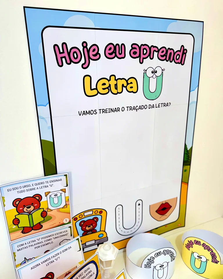 Kit História na Caixa e Cartaz Letra U — foto 9