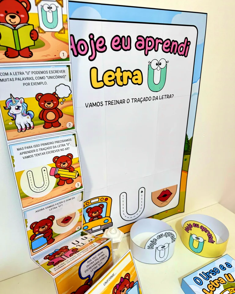 Kit História na Caixa e Cartaz Letra U — foto 10