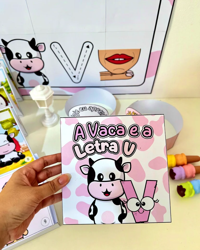 Kit História na Caixa e Cartaz Letra V — foto 8