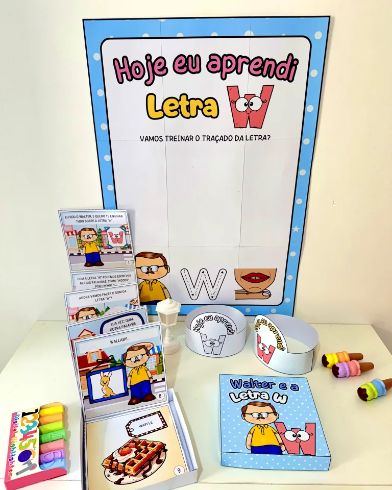 Kit História na Caixa e Cartaz Letra W — foto 4