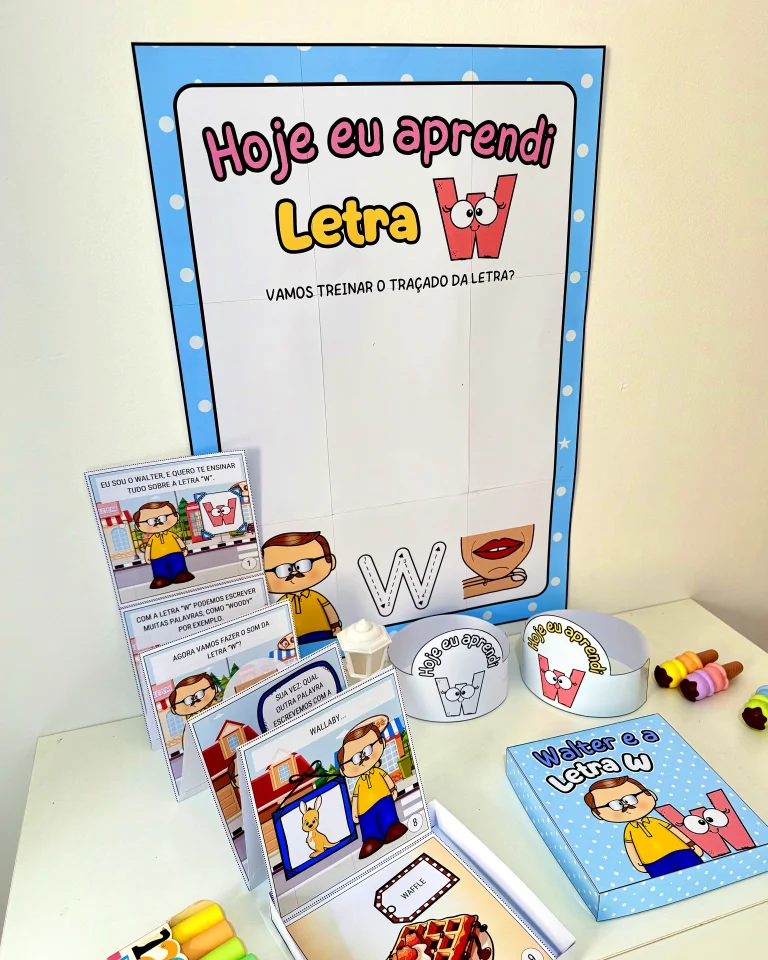 Kit História na Caixa e Cartaz Letra W — foto 7