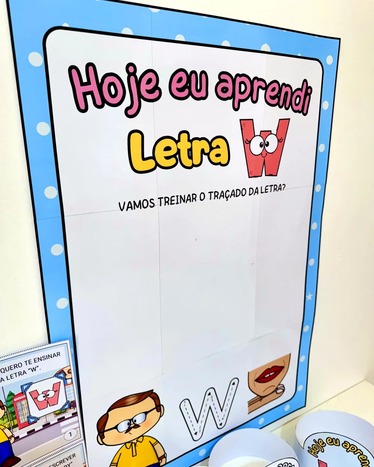 Kit História na Caixa e Cartaz Letra W — foto 11