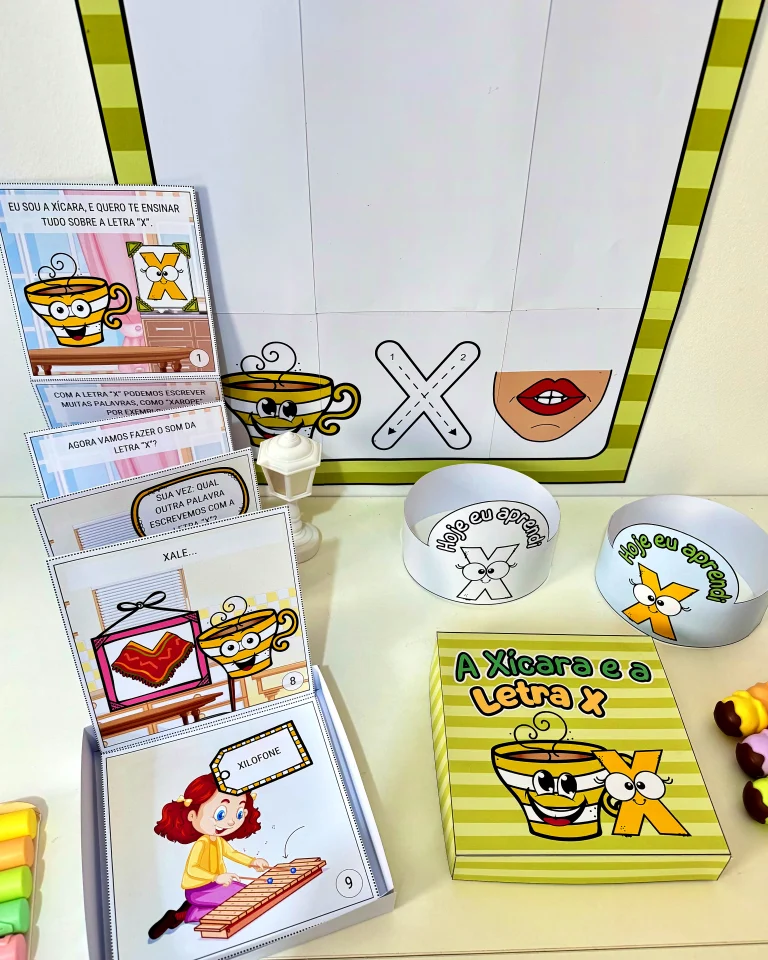 Kit História na Caixa e Cartaz Letra X — foto 8