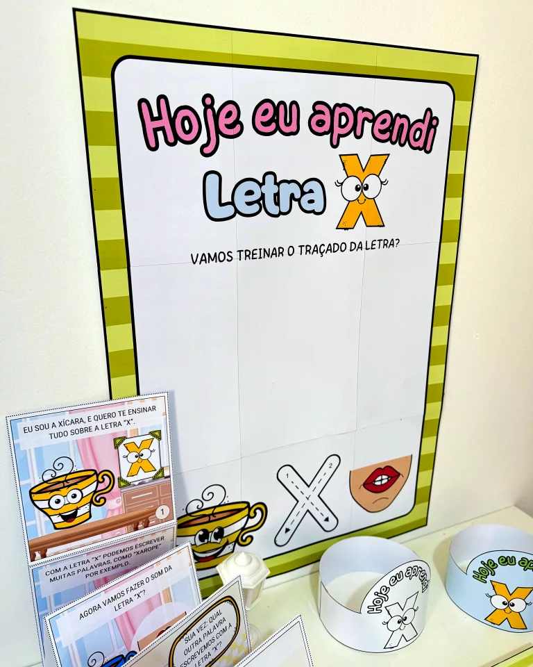 Kit História na Caixa e Cartaz Letra X — foto 10