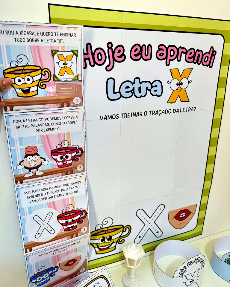 Kit História na Caixa e Cartaz Letra X — foto 11