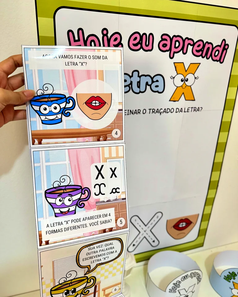 Kit História na Caixa e Cartaz Letra X — foto 12