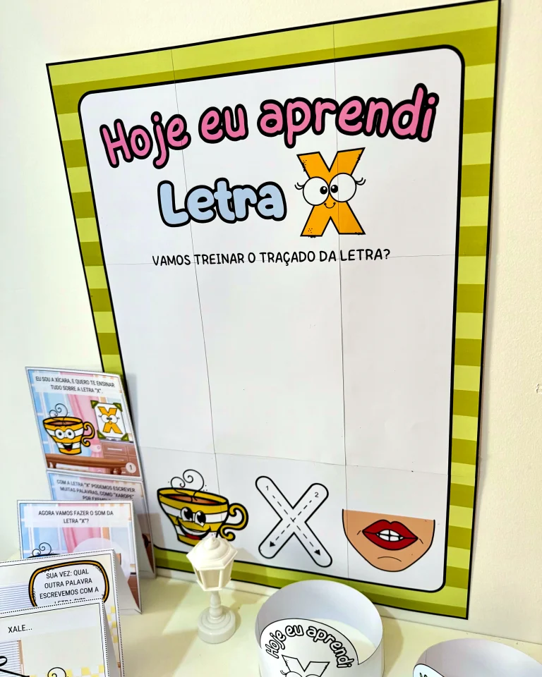 Kit História na Caixa e Cartaz Letra X — foto 13