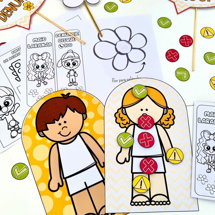 Kit - Maio Laranja - Maio Laranja - Pedagogia de Ideias Kit - Maio Laranja - Maio Laranja