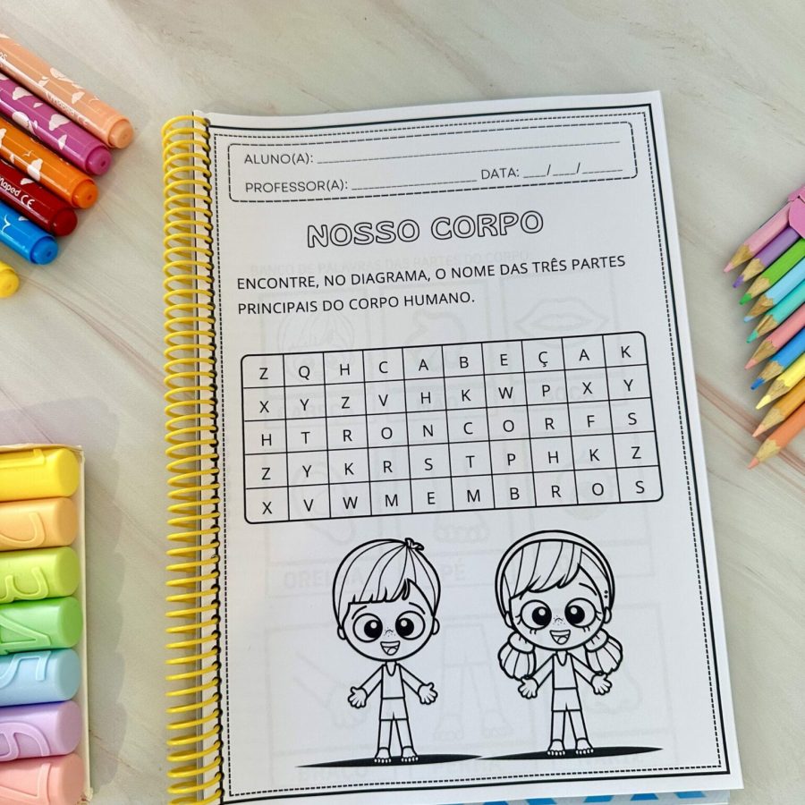 Kit Nosso Corpo - Atividades - Pedagogia de Ideias Kit Nosso Corpo - Atividades
