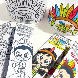 Lapbook + Coroa Dia dos Povos Indígenas - Dia dos Povos Indígenas - Pedagogia de Ideias Lapbook + Coroa Dia dos Povos Indígenas - Dia dos Povos Indígenas