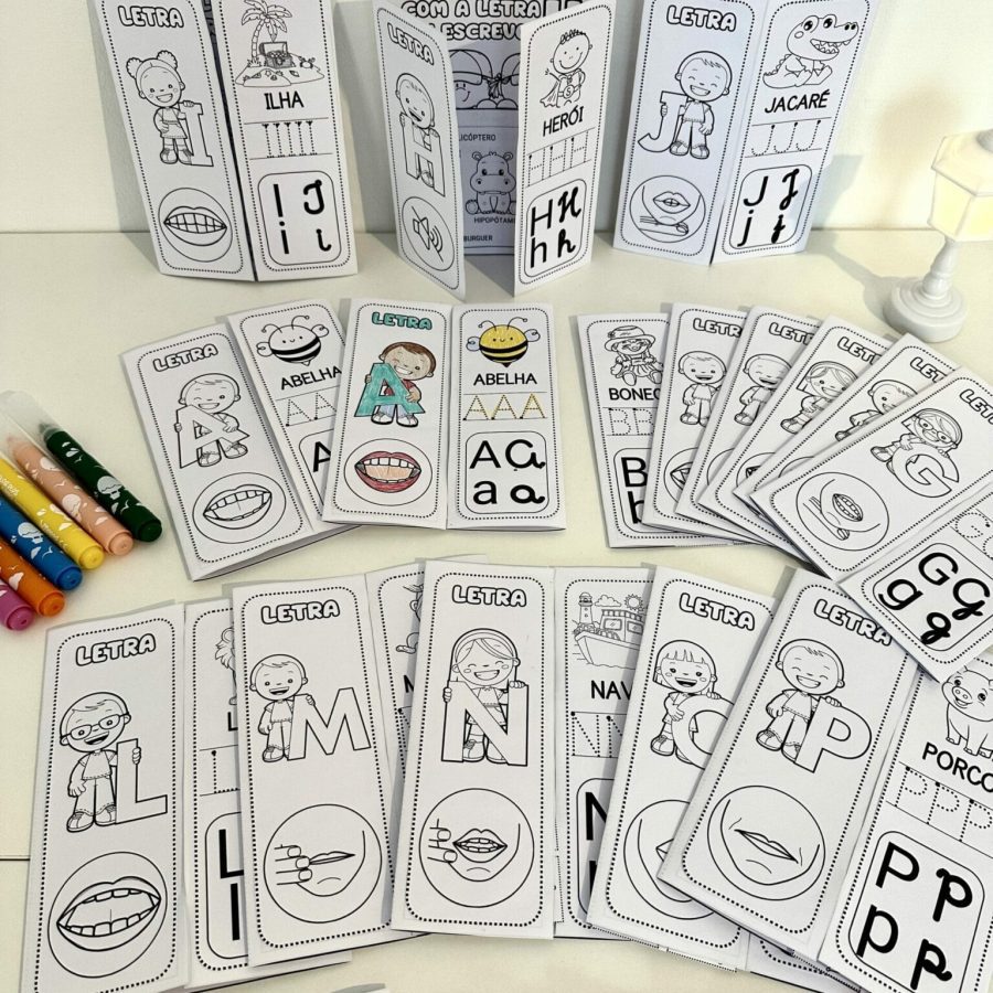 Lapbook do Alfabeto - Alfabetização - Pedagogia de Ideias Lapbook do Alfabeto - Alfabetização