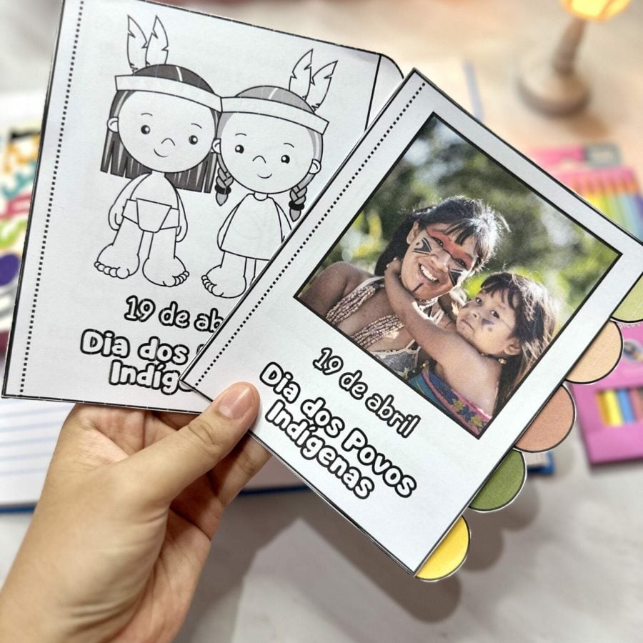 Livrinho Cultura Indígena - Dia dos Povos Indígenas - Pedagogia de Ideias Livrinho Cultura Indígena - Dia dos Povos Indígenas
