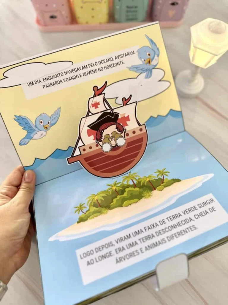 Livro 3D Descobrimento do Brasil — foto 13