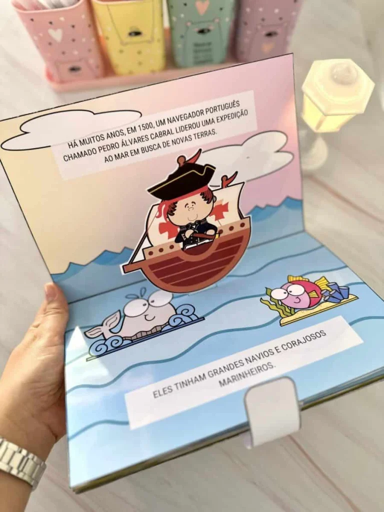 Livro 3D Descobrimento do Brasil — foto 6