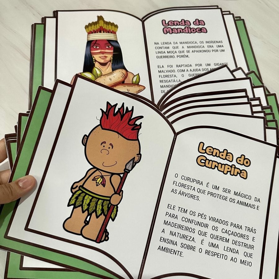 Livro Lendas Indígenas - Dia dos Povos Indígenas - Pedagogia de Ideias Livro Lendas Indígenas - Dia dos Povos Indígenas