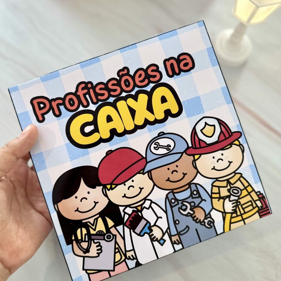 Livro Profissões na Caixa - Dia do Trabalho - Pedagogia de Ideias Livro Profissões na Caixa - Dia do Trabalho