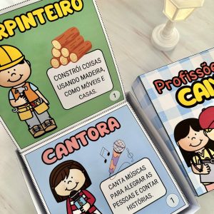 Livro Profissões na Caixa - Dia do Trabalho - Pedagogia de Ideias Livro Profissões na Caixa - Dia do Trabalho