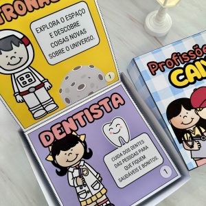 Livro Profissões na Caixa - Dia do Trabalho - Pedagogia de Ideias Livro Profissões na Caixa - Dia do Trabalho