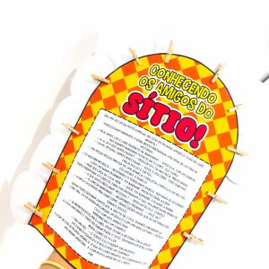 Luva - Conhecendo os Amigos do Sítio - Dia Nacional do Livro Infantil