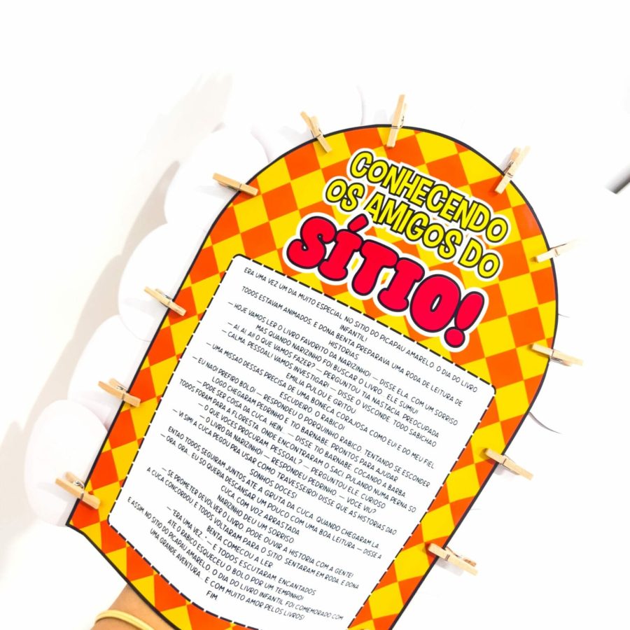 Luva - Conhecendo os Amigos do Sítio - Dia Nacional do Livro Infantil - Pedagogia de Ideias Luva - Conhecendo os Amigos do Sítio - Dia Nacional do Livro Infantil