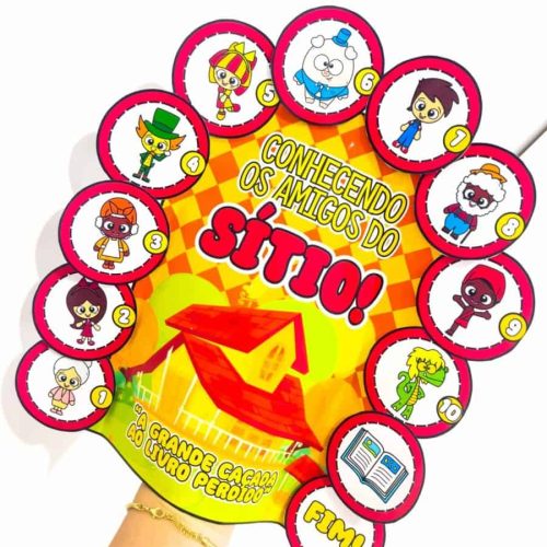 Luva - Conhecendo os Amigos do Sítio - Dia Nacional do Livro Infantil