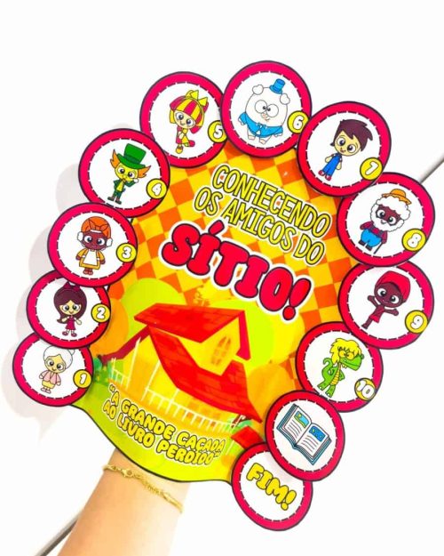 Luva - Conhecendo os Amigos do Sítio - Dia Nacional do Livro Infantil