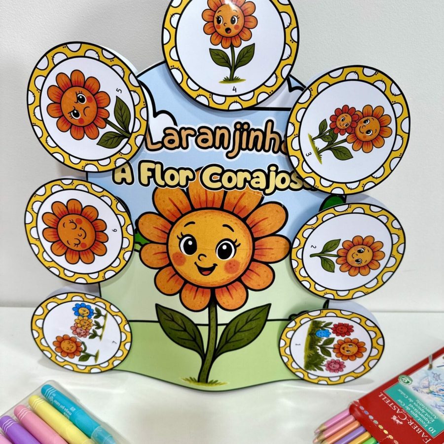 Luva - Laranjinha: A Flor Corajosa! - Maio Laranja - Pedagogia de Ideias Luva - Laranjinha: A Flor Corajosa! - Maio Laranja