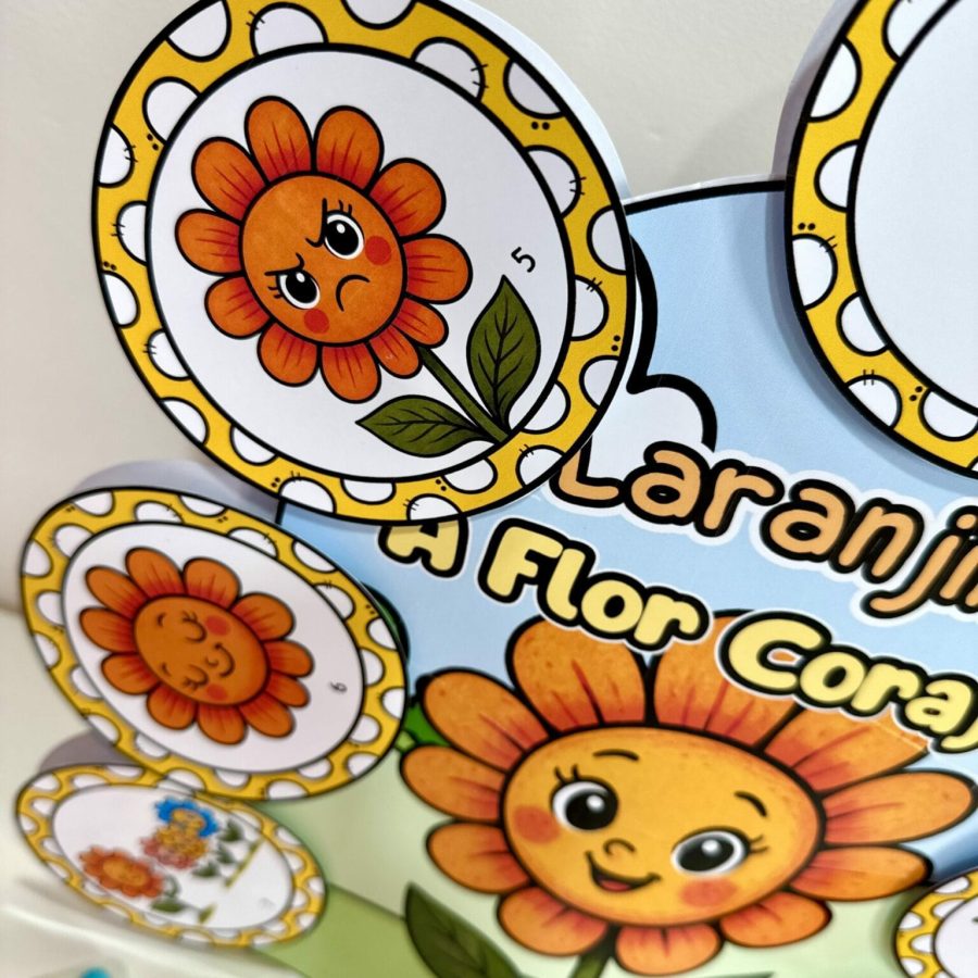 Luva - Laranjinha: A Flor Corajosa! - Maio Laranja - Pedagogia de Ideias Luva - Laranjinha: A Flor Corajosa! - Maio Laranja