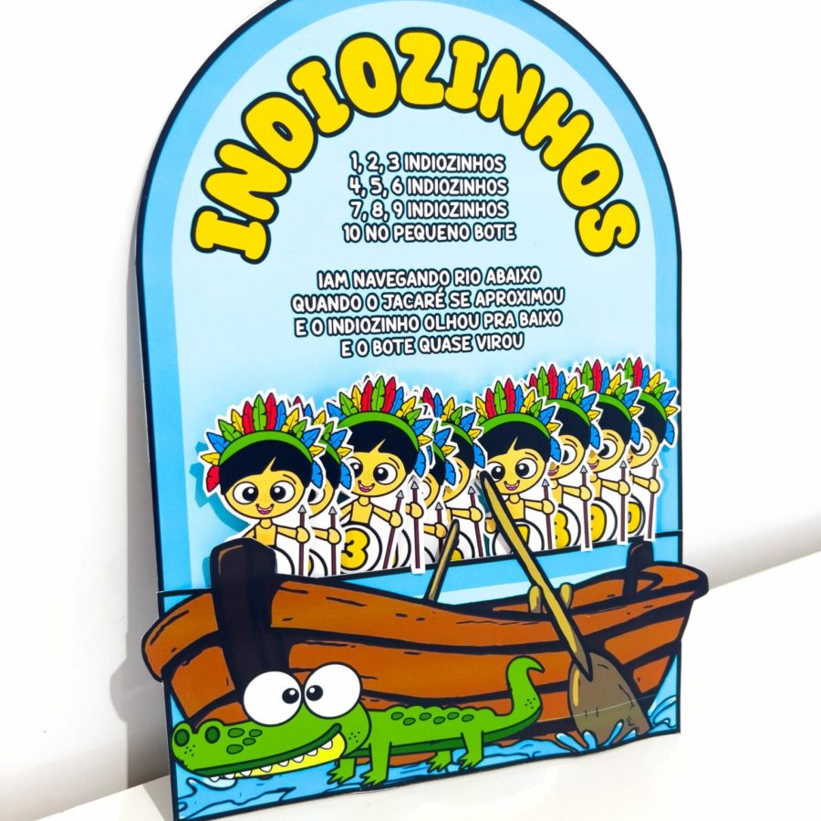 Luva Musical Indiozinhos - Dia dos Povos Indígenas - Pedagogia de Ideias Luva Musical Indiozinhos - Dia dos Povos Indígenas