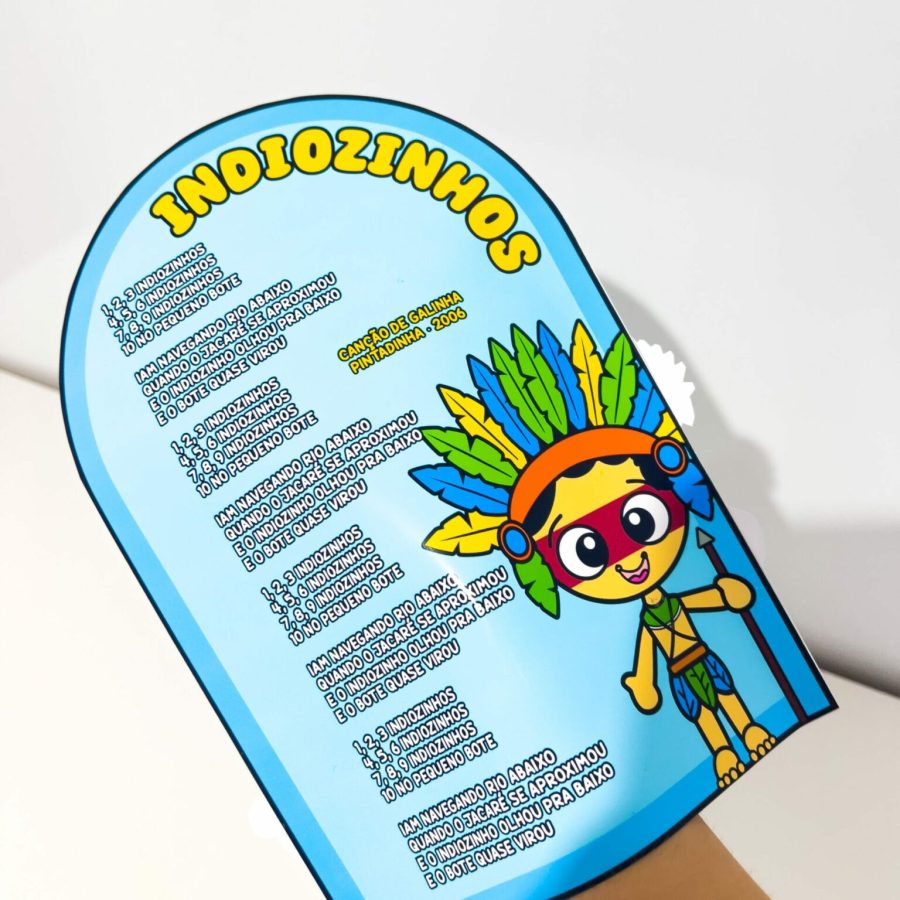 Luva Musical Indiozinhos - Dia dos Povos Indígenas - Pedagogia de Ideias Luva Musical Indiozinhos - Dia dos Povos Indígenas