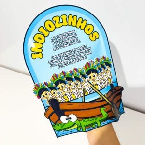 Luva Musical Indiozinhos - Dia dos Povos Indígenas