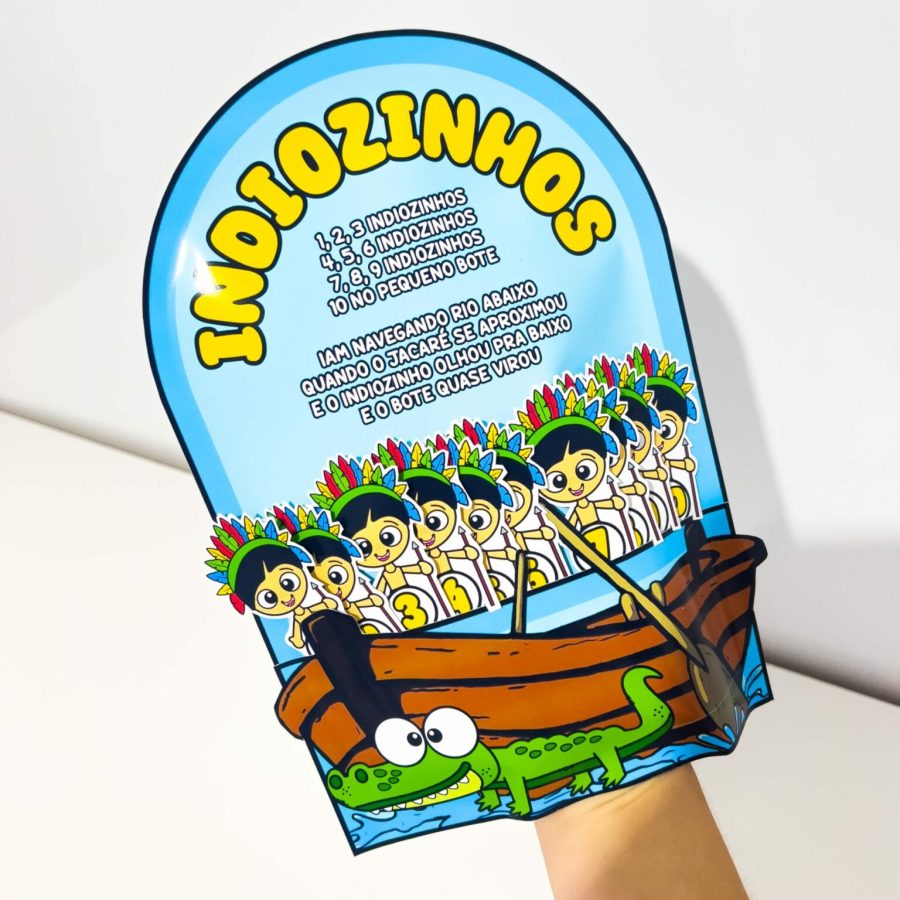 Luva Musical Indiozinhos - Dia dos Povos Indígenas - Pedagogia de Ideias Luva Musical Indiozinhos - Dia dos Povos Indígenas