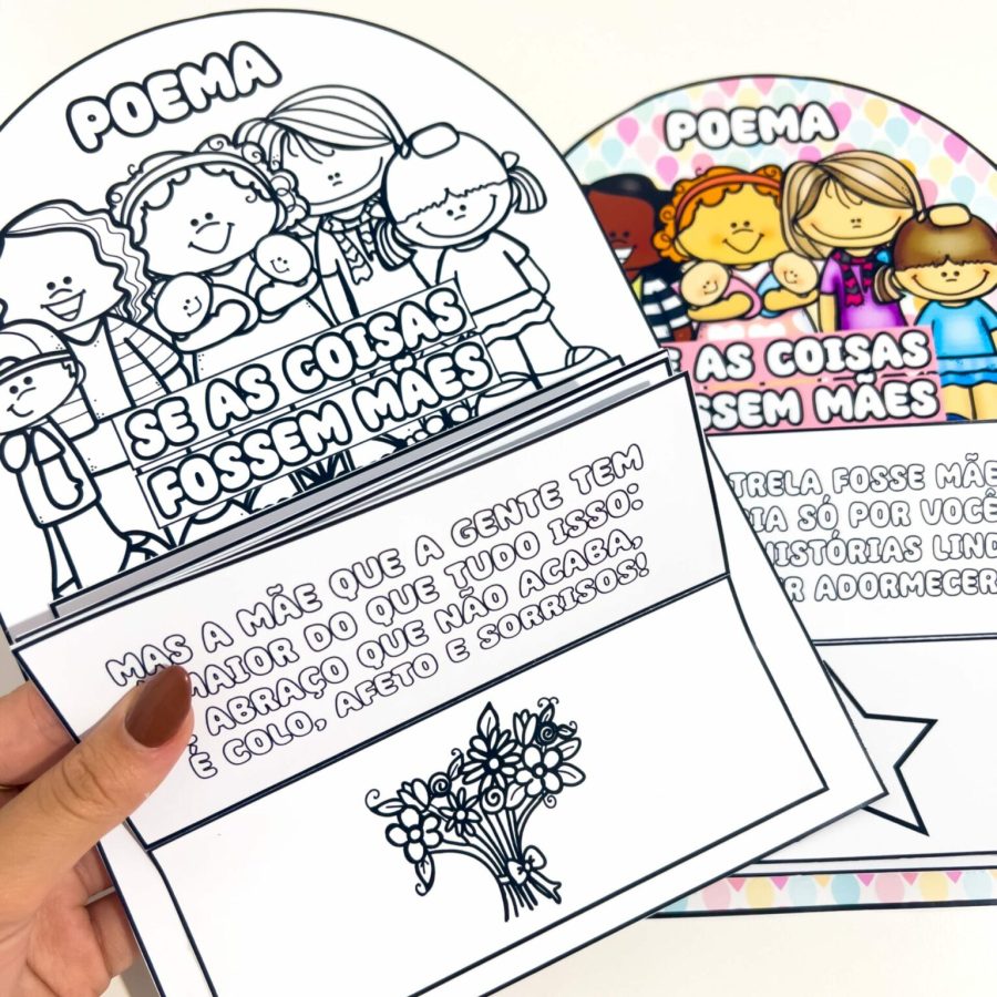 Luva Poema - Se as coisas fossem Mães - Dia das Mães - Pedagogia de Ideias Luva Poema - Se as coisas fossem Mães - Dia das Mães