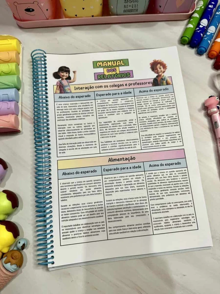 Manual de Relatórios Individuais para Educação Infantil — foto 11