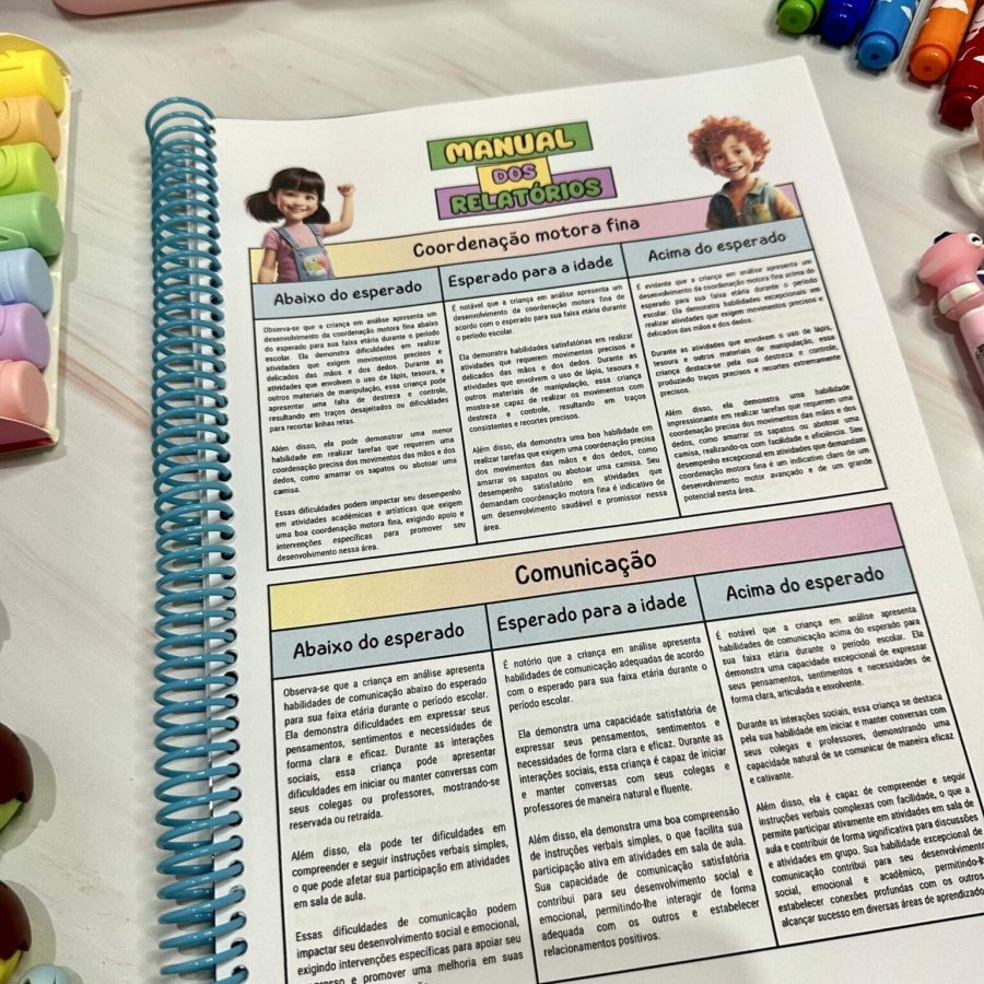 Manual do Relatórios - Educação Infantil - Pedagogia de Ideias Manual do Relatórios - Educação Infantil