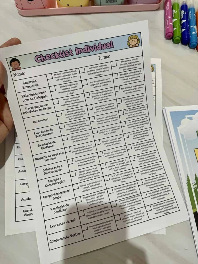 Manual de Relatórios Individuais para Educação Infantil — foto 4