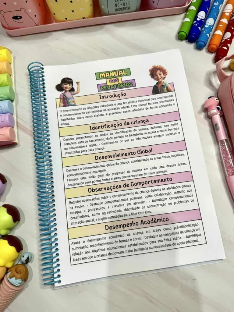 Manual de Relatórios Individuais para Educação Infantil — foto 7