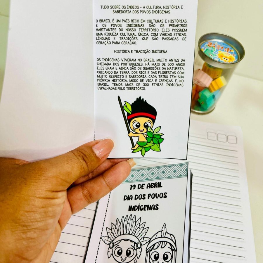 Mini Book Dia dos Povos Indígenas - Dia dos Povos Indígenas - Pedagogia de Ideias Mini Book Dia dos Povos Indígenas - Dia dos Povos Indígenas
