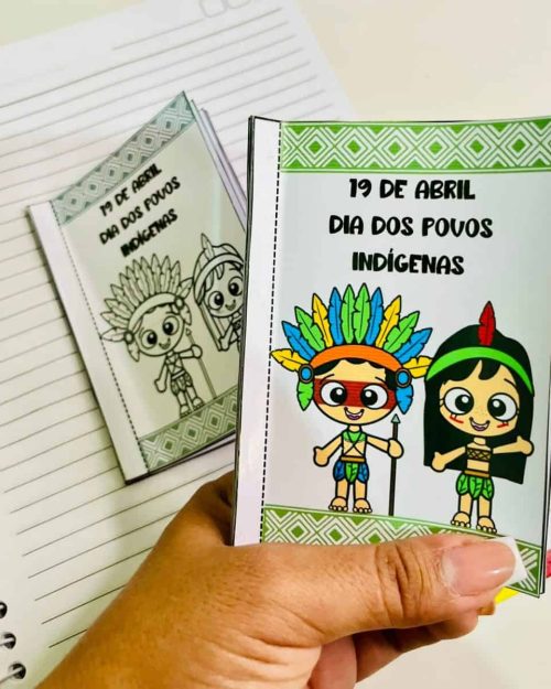 Mini Book Dia dos Povos Indígenas - Dia dos Povos Indígenas
